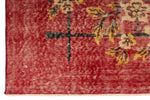 7x10 Red and Yellow Modern Contemporary Rug