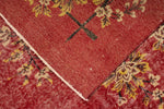 7x10 Red and Yellow Modern Contemporary Rug