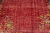 7x10 Red and Yellow Modern Contemporary Rug