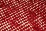 7x10 Red and Yellow Modern Contemporary Rug