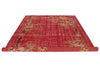 7x10 Red and Yellow Modern Contemporary Rug