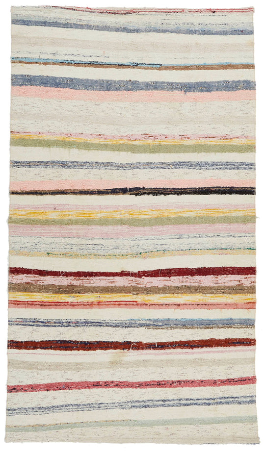 4x7 Multicolor Turkish Tribal Rug