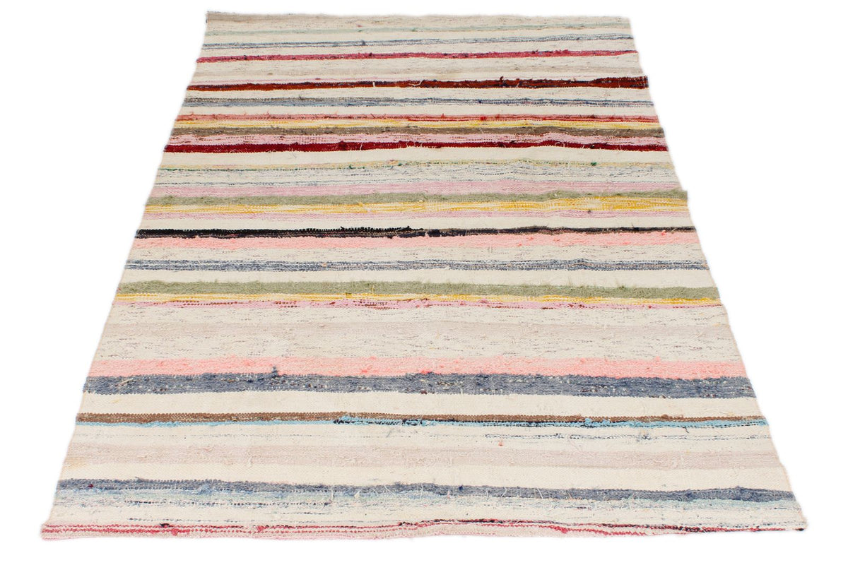 4x7 Multicolor Turkish Tribal Rug
