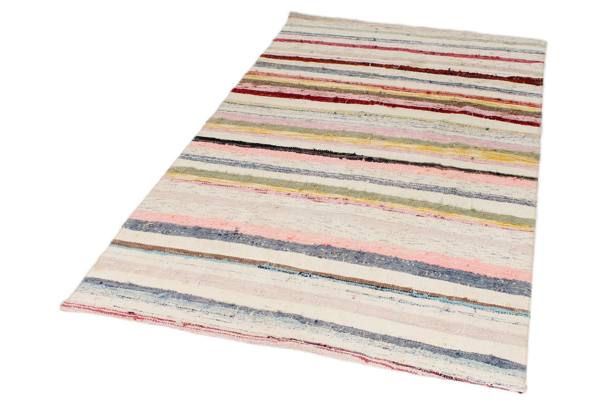 4x7 Multicolor Turkish Tribal Rug