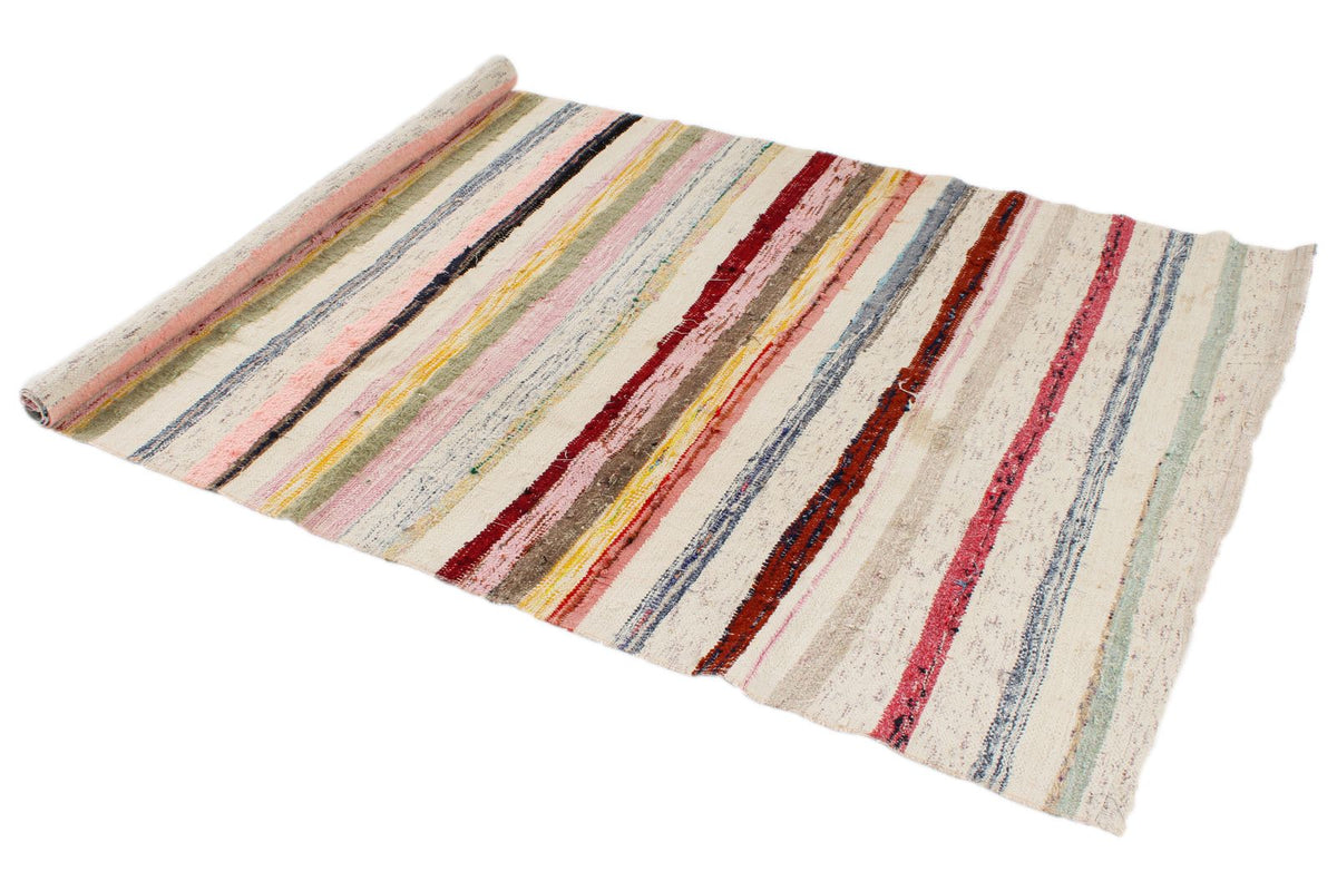 4x7 Multicolor Turkish Tribal Rug