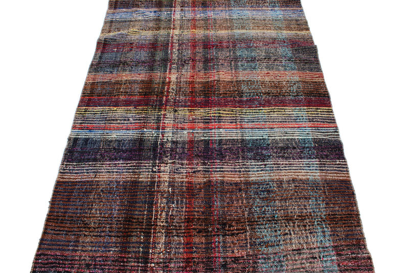 4x10 Multicolor Turkish Tribal Runner