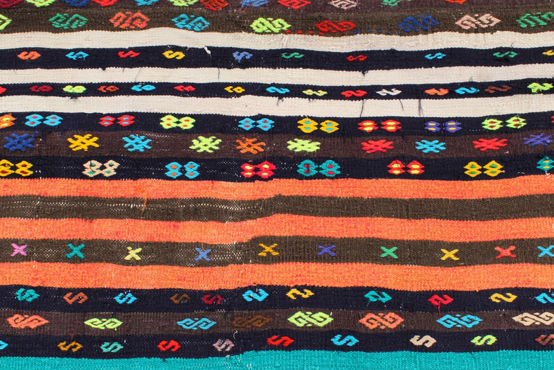 4x11 Multicolor Turkish Tribal Runner