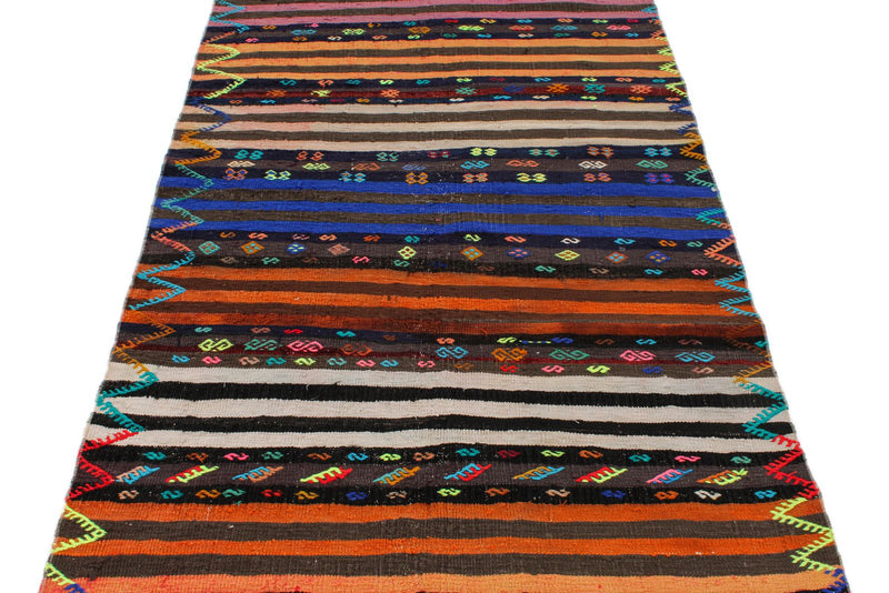 4x11 Multicolor Turkish Tribal Runner