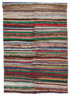 4x7 Multicolor Turkish Tribal Rug