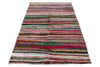 4x7 Multicolor Turkish Tribal Rug