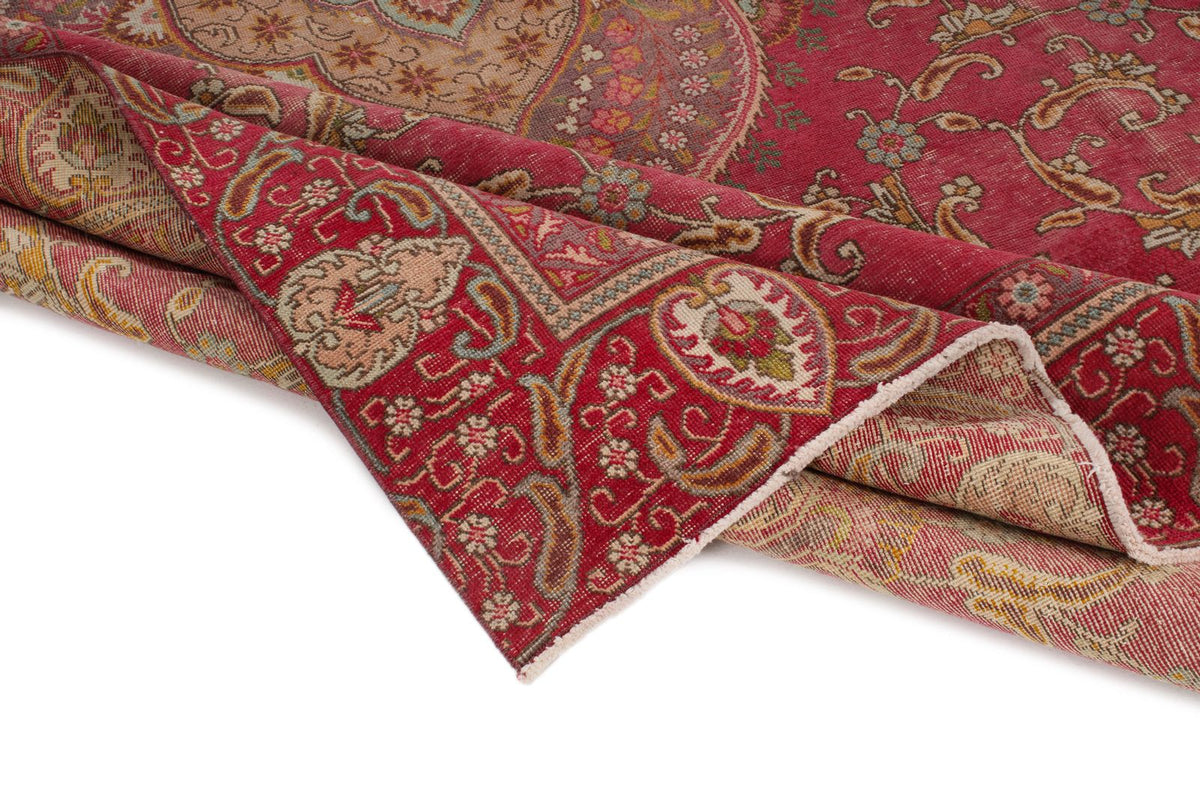 9x12 Magenta and Multicolor Modern Contemporary Rug