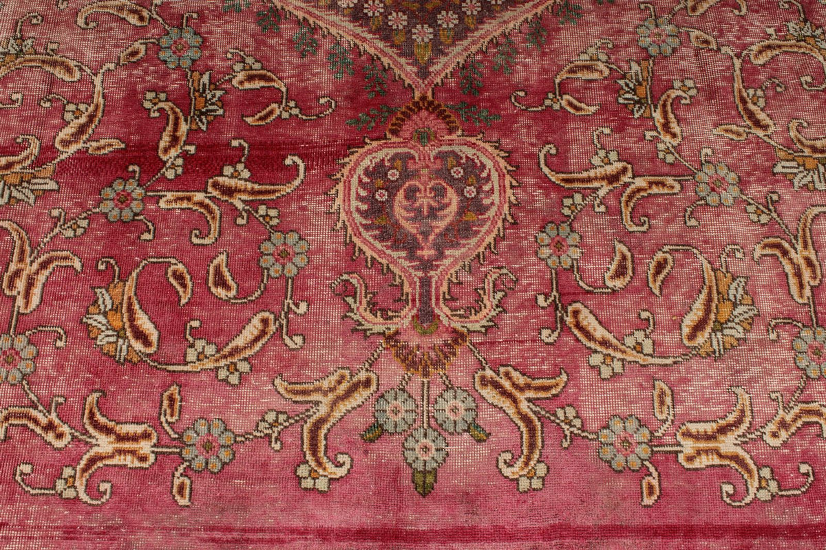 9x12 Magenta and Multicolor Modern Contemporary Rug