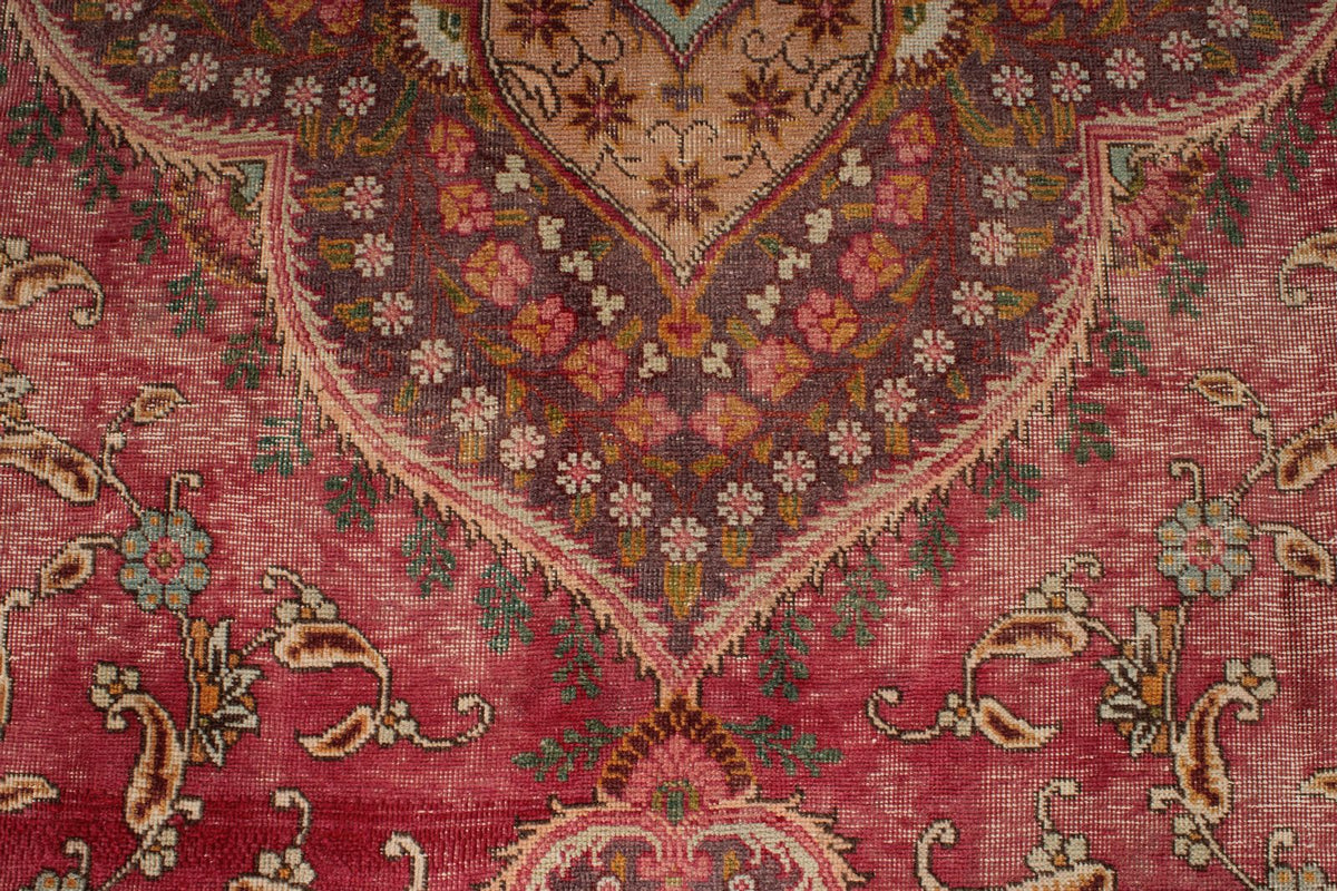 9x12 Magenta and Multicolor Modern Contemporary Rug