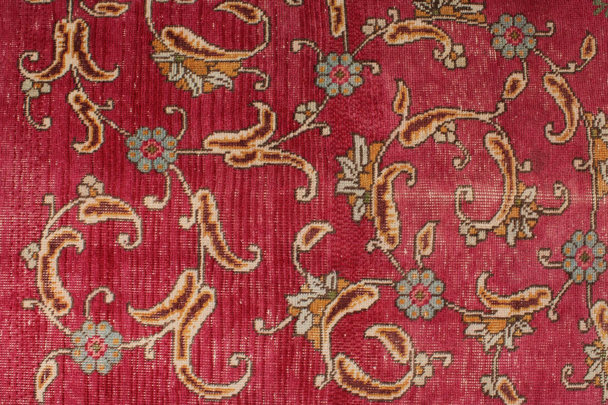 9x12 Magenta and Multicolor Modern Contemporary Rug