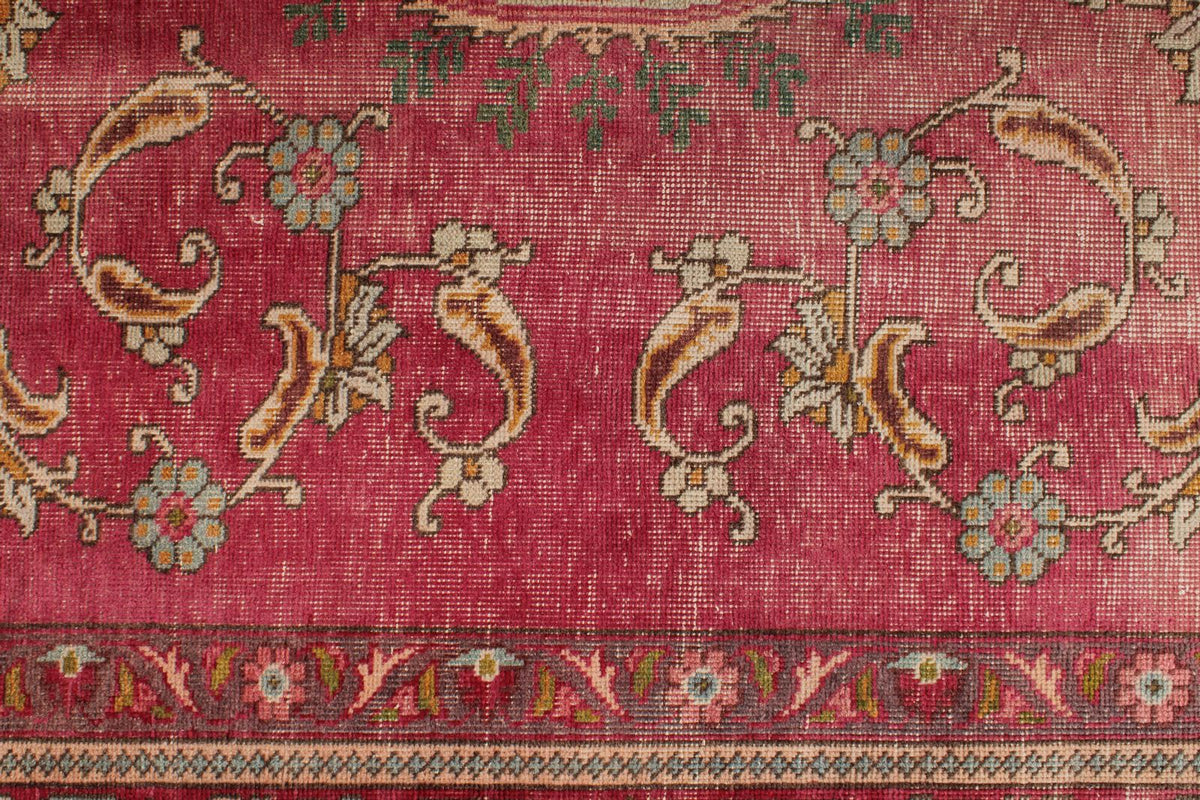 9x12 Magenta and Multicolor Modern Contemporary Rug