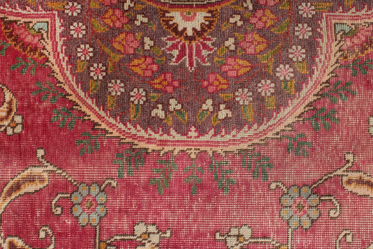 9x12 Magenta and Multicolor Modern Contemporary Rug