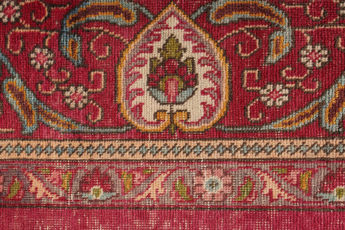 9x12 Magenta and Multicolor Modern Contemporary Rug