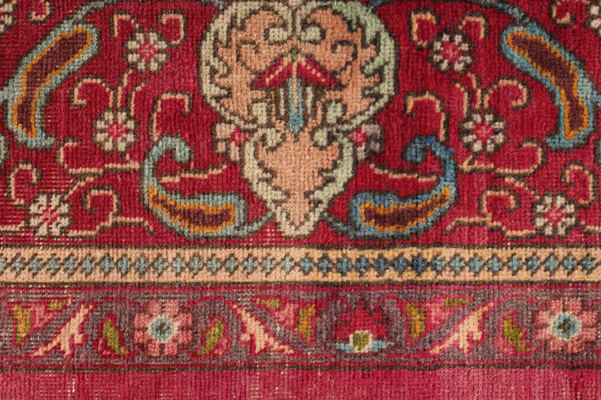 9x12 Magenta and Multicolor Modern Contemporary Rug