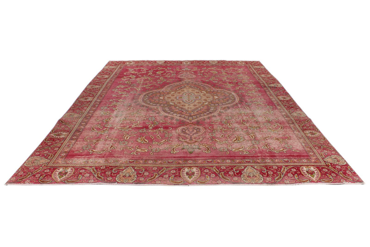 9x12 Magenta and Multicolor Modern Contemporary Rug
