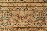 8x11 Navy and Light Brown Turkish Traditional Rug