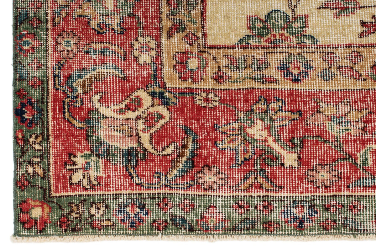 7x10 Ivory and Multicolor Modern Contemporary Rug