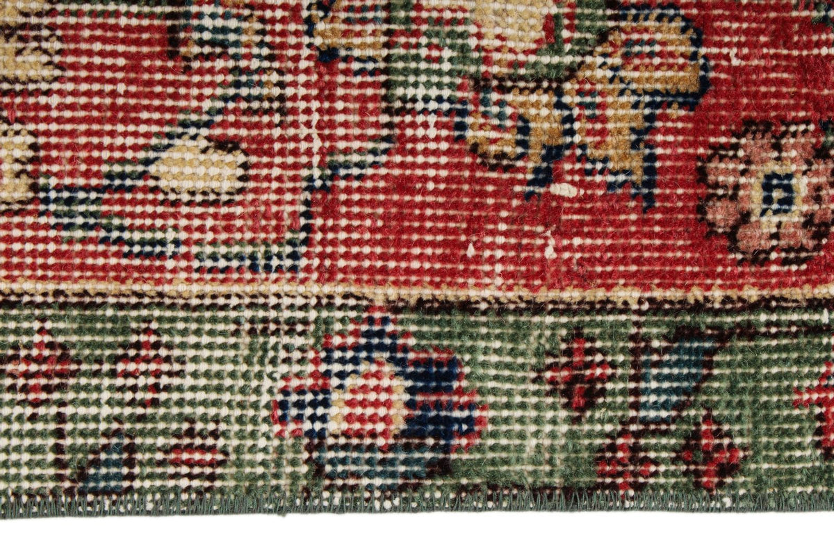 7x10 Ivory and Multicolor Modern Contemporary Rug