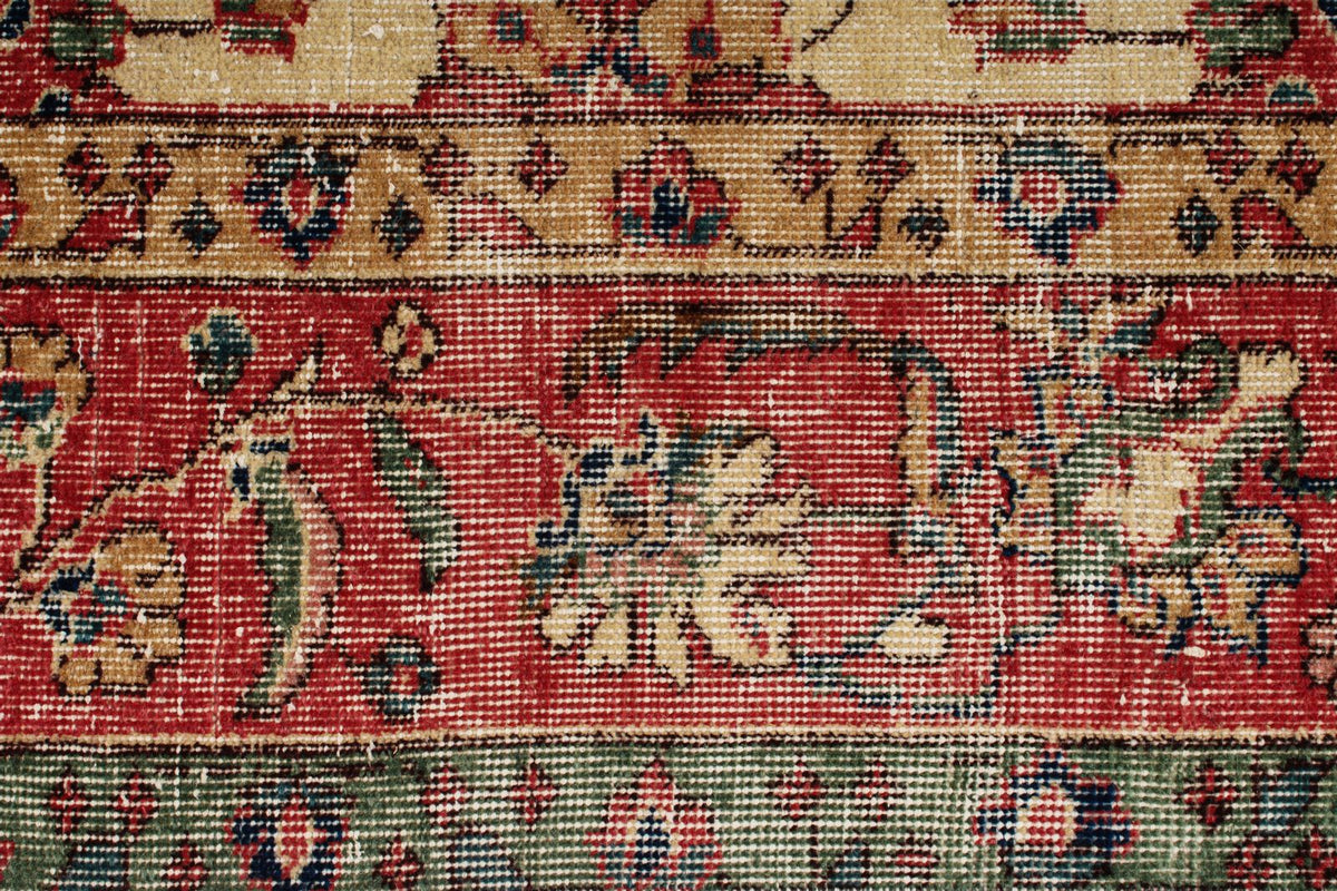 7x10 Ivory and Multicolor Modern Contemporary Rug
