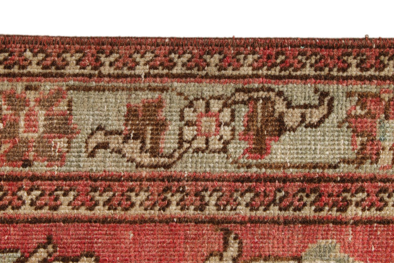 7x10 Rust and Multicolor Modern Contemporary Rug