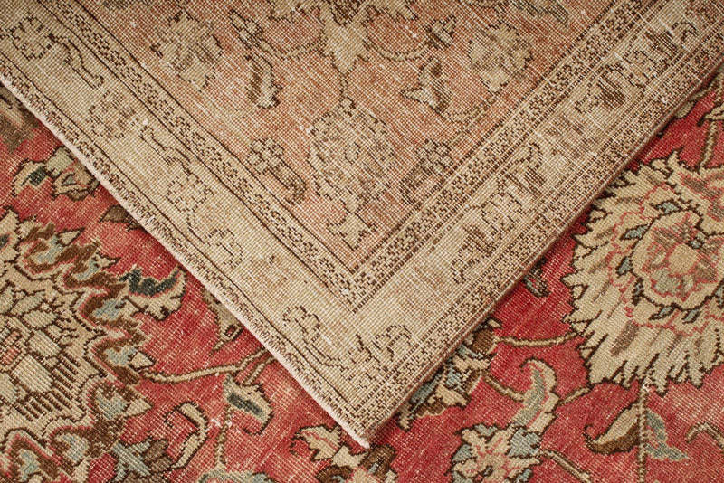 7x10 Rust and Multicolor Modern Contemporary Rug