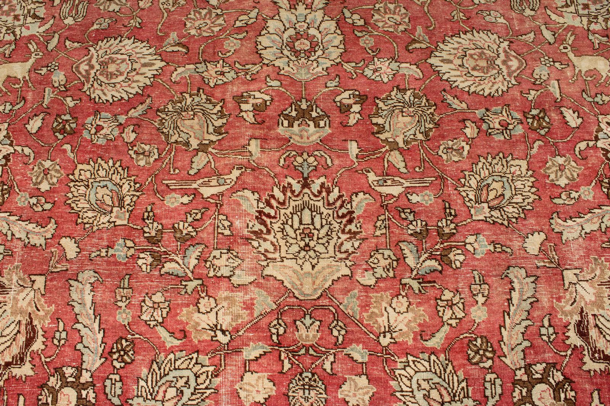 7x10 Rust and Multicolor Modern Contemporary Rug