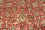 7x10 Rust and Multicolor Modern Contemporary Rug
