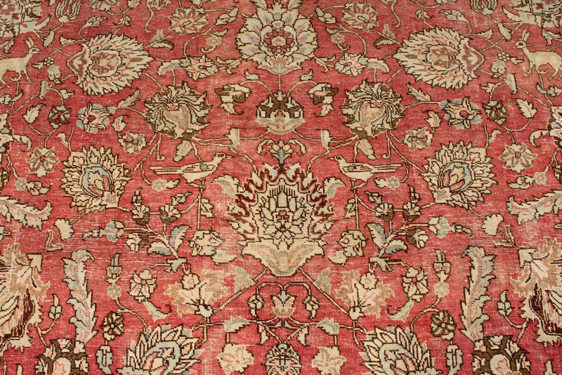 7x10 Rust and Multicolor Modern Contemporary Rug