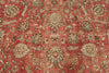 7x10 Rust and Multicolor Modern Contemporary Rug