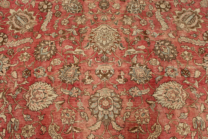 7x10 Rust and Multicolor Modern Contemporary Rug