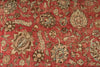 7x10 Rust and Multicolor Modern Contemporary Rug