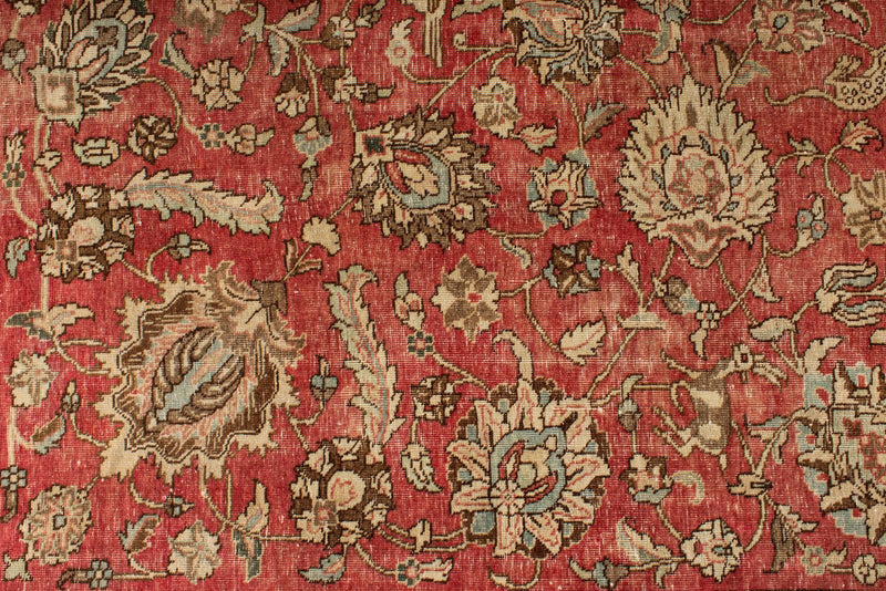7x10 Rust and Multicolor Modern Contemporary Rug