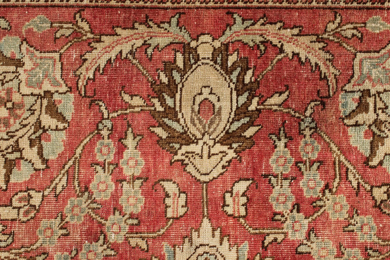 7x10 Rust and Multicolor Modern Contemporary Rug