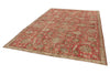 7x10 Rust and Multicolor Modern Contemporary Rug