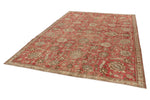 7x10 Rust and Multicolor Modern Contemporary Rug