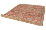 7x10 Rust and Multicolor Modern Contemporary Rug