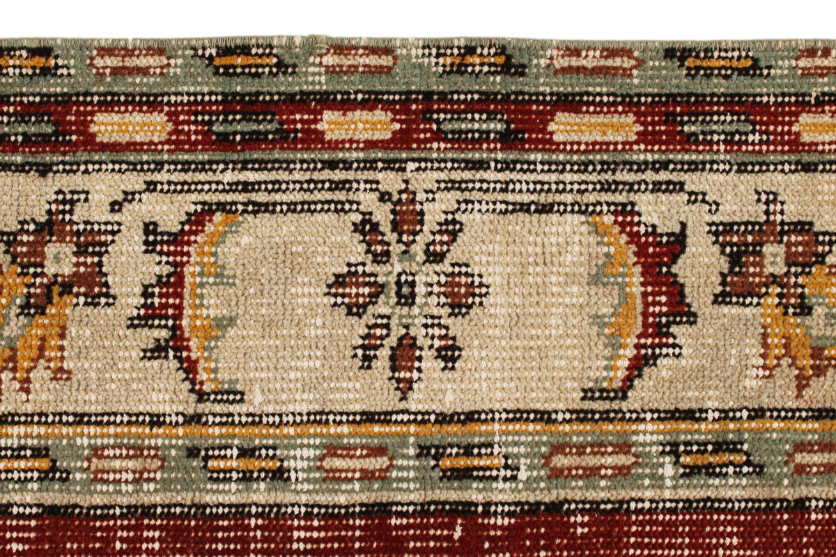 6x10 Dark Rust and Multicolor Modern Contemporary Rug