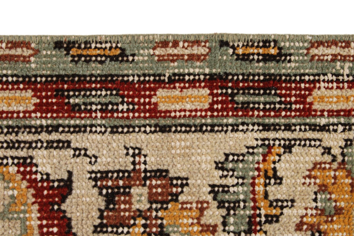 6x10 Dark Rust and Multicolor Modern Contemporary Rug