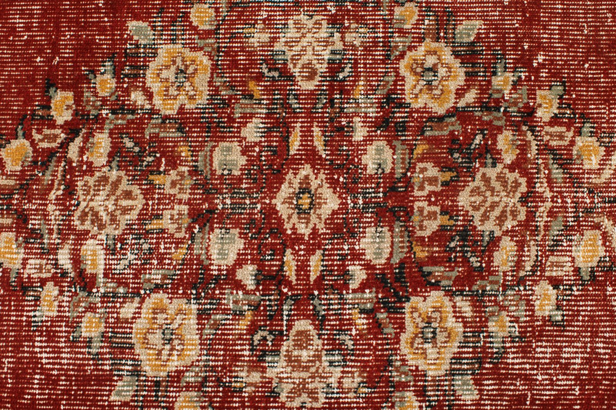 6x10 Dark Rust and Multicolor Modern Contemporary Rug