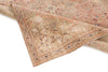 7x10 Light Peach and Light Brown Modern Contemporary Rug