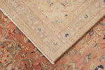 7x10 Light Peach and Light Brown Modern Contemporary Rug
