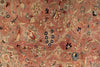 7x10 Light Peach and Light Brown Modern Contemporary Rug