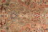 7x10 Light Peach and Light Brown Modern Contemporary Rug