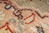 7x10 Light Peach and Light Brown Modern Contemporary Rug