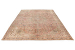 7x10 Light Peach and Light Brown Modern Contemporary Rug