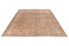7x10 Light Peach and Light Brown Modern Contemporary Rug